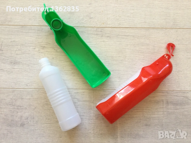 НОВИ преносими фламинго бутилка / диспенсъри за вода за куче от Италия , снимка 3 - За кучета - 51889563