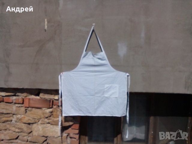 Стара Бяла работна престилка #3