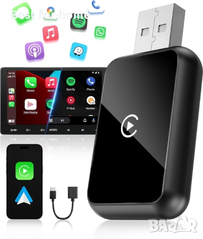 WityEye Магнитна USB-C връзка за данни – Високоскоростен трансфер и стабилна кабелна връзка за смарт, снимка 2 - Зарядни за кола - 53165756