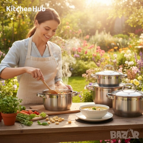 Тенджери , снимка 3 - Аксесоари за кухня - 52110312