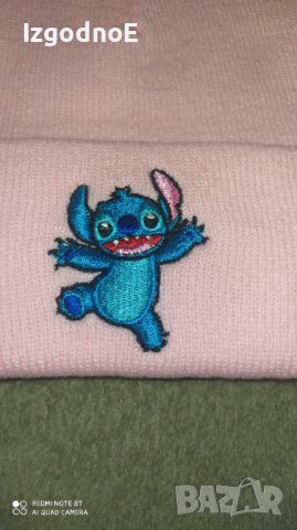 Зимна шапка Лило и Стич Lilo and stitch , снимка 2 - Шапки, шалове и ръкавици - 43765822