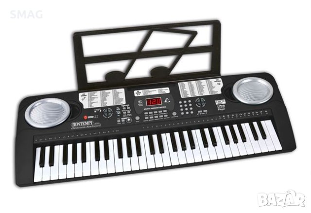 Цифров синтезатор с 54 клавиша, снимка 2 - Музикални играчки - 43380964