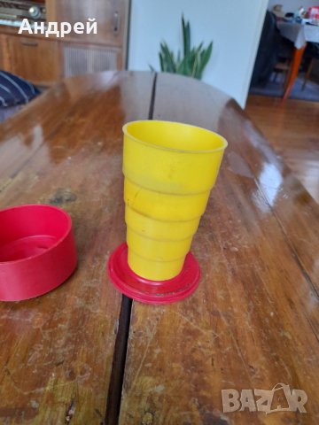 Стара сгъваема чаша Турист, снимка 5 - Други ценни предмети - 39908172