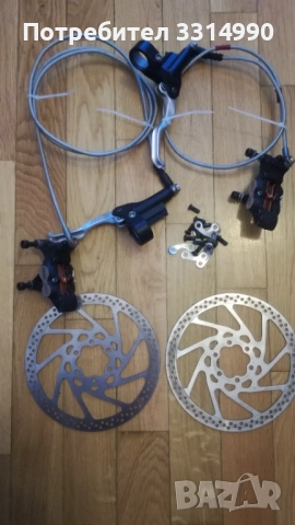 Редки спирачки Shimano Deore XT- 4 -бутални