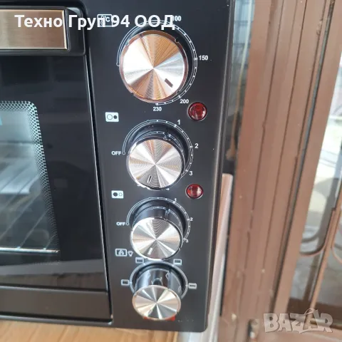 Мини фурна с два керамични котлона - чисто нова с 24м гаранция , снимка 3 - Печки, фурни - 49843158