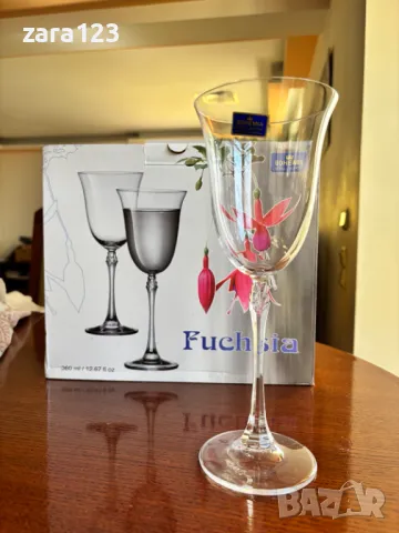 Чащи за вино Bohemia Fuchsia - 6 броя