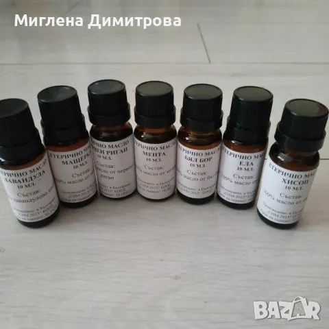 Етерични масла мента, мащерка, риган, хвойна плод, хисоп, бял бор и др., снимка 2 - Други - 50101594