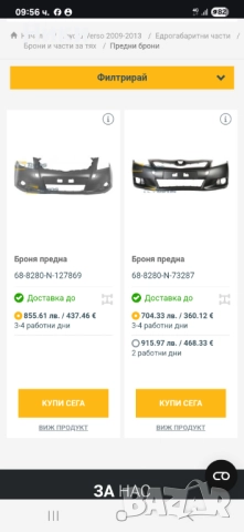 Предна броня за Тойота версо 2010г , снимка 2 - Аксесоари и консумативи - 47356968