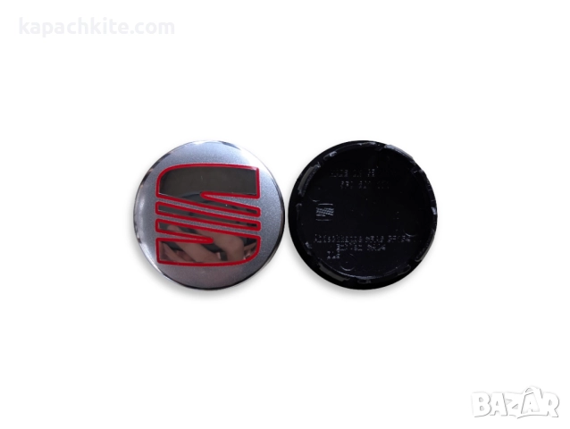 Капачки за джанти за Seat Сеат 56mm 60mm 63mm - Сребристи, Черни, снимка 2 - Аксесоари и консумативи - 52676738