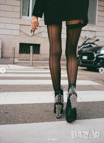 Боти на платформа с шипове Jeffrey Campbell "Havana Last" ,  номер 37, снимка 5 - Дамски боти - 53489583