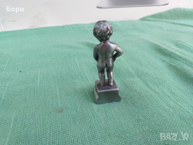  Метална фигура Manneken Pis Брюксел Фигурка Белгия Статуя Пикаещо момче Фигура, снимка 5 - Други ценни предмети - 33552285
