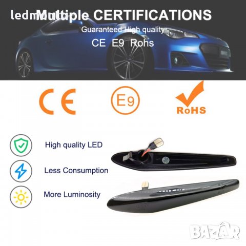 Мигачи Alfa Romeo 159 LED индикатор, бягащи мигачи Led мигачи за алфаромео , снимка 2 - Аксесоари и консумативи - 33120053