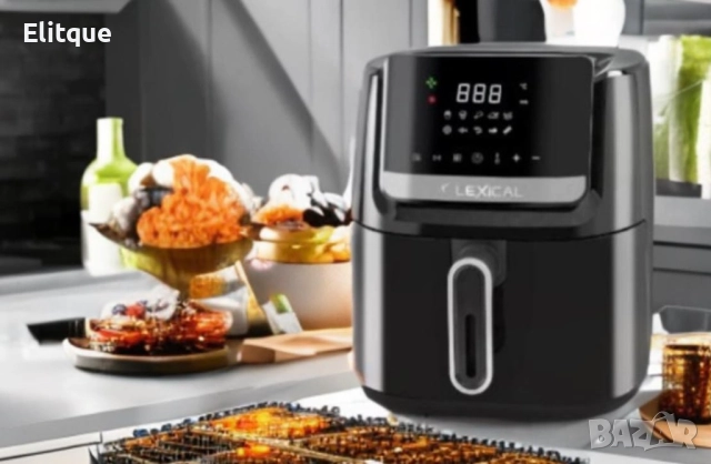 Еър фрайър с тъч скрийн Lexical Airfryer LAF-3045, снимка 2 - Други - 52869396