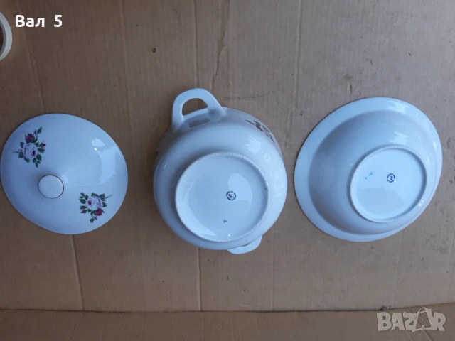 Порцеланов супник и салатиера КИТКА - Нови Пазар, снимка 5 - Антикварни и старинни предмети - 50698387