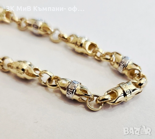 Златна гривна 4.3гр 4400-25/4, снимка 2 - Гривни - 51515833