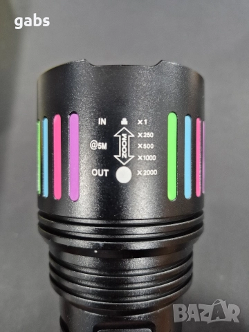 Супер силен LED фенер COBA CB-W517 ,2000м, снимка 6 - Екипировка - 52952901