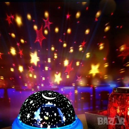 Нощна лампа детски планетариум