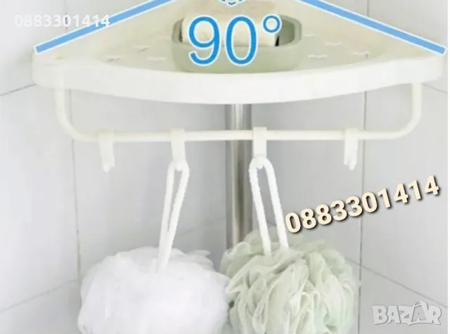 Етажерка за баня Ъглова етажерка 4 рафта , снимка 4 - Етажерки - 47577323