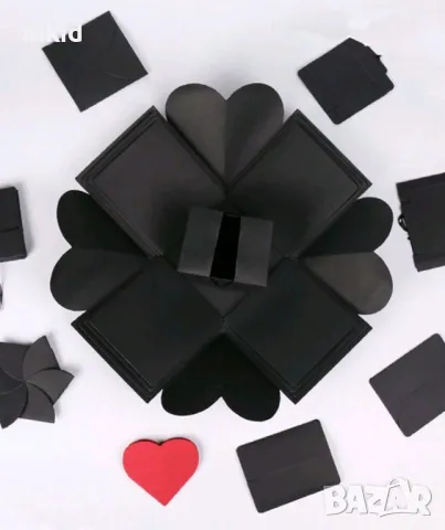 Квадратна Експлодираща кутия празна за снимки албум подарък подаръци картонена, снимка 8 - Други - 48464743