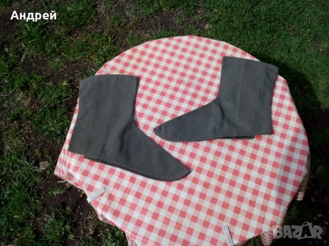 Стари брезентови калцуни,чорапи #2, снимка 4 - Антикварни и старинни предмети - 28730412