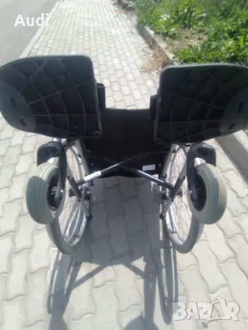 Чисто нова инвалидна рингова количка. За възрастни, оперирани, трудно подвижни хора.  Сгъваема, степ, снимка 10 - Инвалидни колички - 50408278