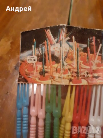 Стари вилички за коктейл, снимка 4 - Други ценни предмети - 28198565