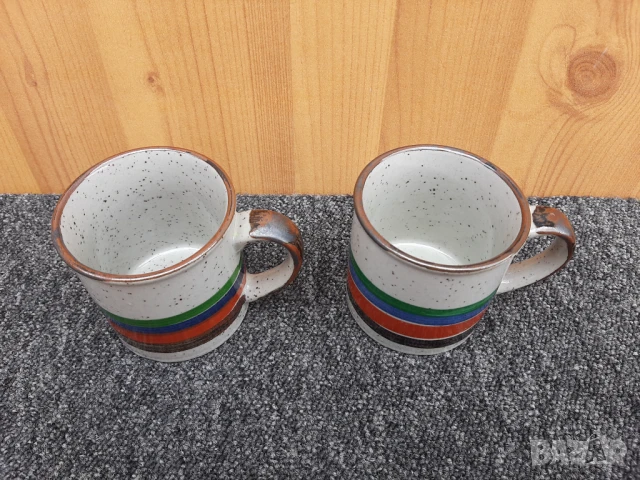 Чаши за чай кафе керамични – цветни 2бр., бели 6бр., снимка 7 - Чаши - 50496559