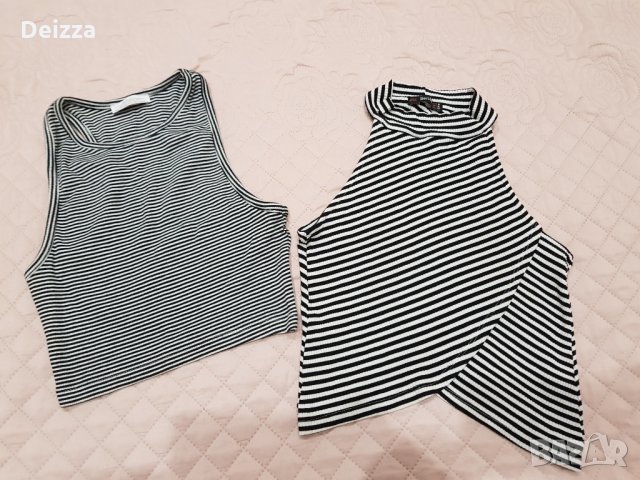  Къси бюстиета Zara и bershka , снимка 2 - Корсети, бюстиета, топове - 28850829