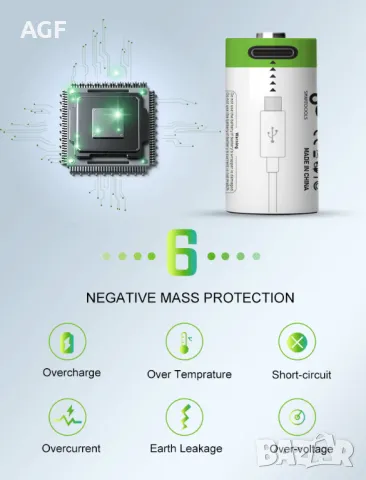 3.7V CR123A Акумулаторни Батерии CR123 Презареждащи 16340 / 17345, снимка 4 - Друга електроника - 47385388