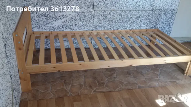 Единично легло с подматрачна рамка!, снимка 2 - Спални и легла - 50169950