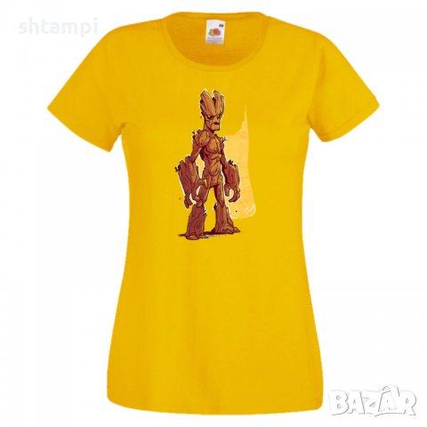 Дамска тениска Marvel Groot 1 Игра,Изненада,Подарък,Геймър,, снимка 10 - Тениски - 36741050