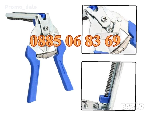 Клещи за връзване на колбаси, клещи за връзване на луканки, суджуци + 1200 скоби, снимка 6 - Друго търговско оборудване - 51829983