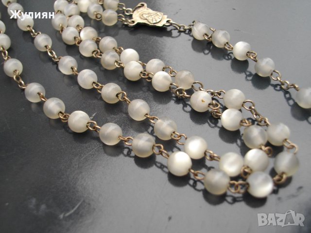 СТАРА СЕДЕФЕНА МОЛИТВЕНА БРОЕНИЦА , снимка 4 - Антикварни и старинни предмети - 43775497