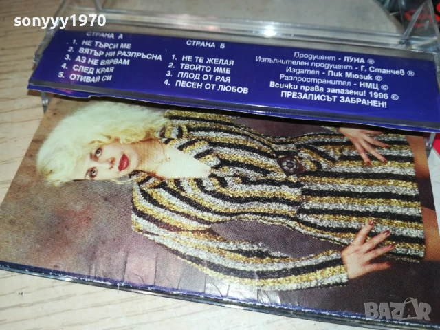 ЛУНА-ОРИГИНАЛНА КАСЕТА 3005250943, снимка 5 - Аудио касети - 50480259