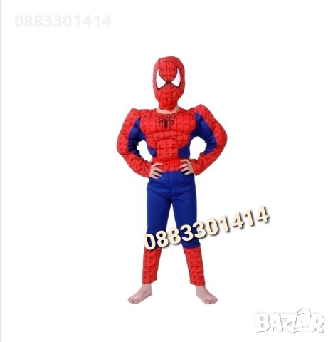 Костюм Спайдърмен Спайдермен Spiderman , снимка 2 - Детски комплекти - 42973712