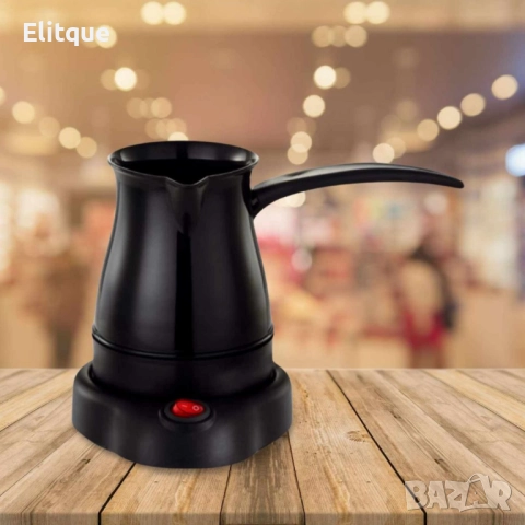 Джезве електрическо Rosberg, 600W, 500мл., Черен, 2 ГОДИНИ ГАРАНЦИЯ, снимка 3 - Кани - 52786933