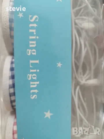 Комплект коледни светещи лампички - нови, снимка 4 - Лед осветление - 48946988