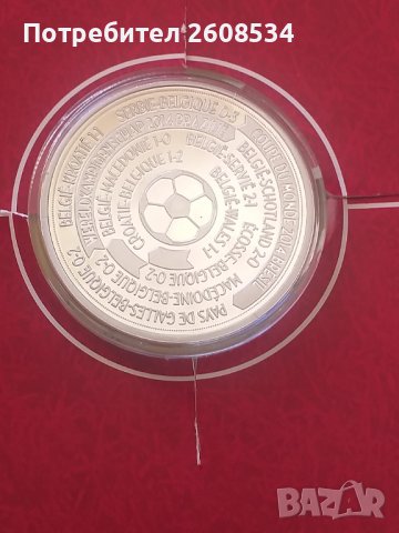 ОРИГИНАЛЕН ФУТБОЛЕН ПЛАКЕТ - БЕЛГИЯ, снимка 4 - Нумизматика и бонистика - 38539445