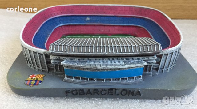 умален модел на стадиона на FC BARCELONA, снимка 2 - Антикварни и старинни предмети - 34991532