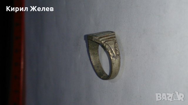 Стар пръстен уникат над стогодишен сачан - 67431, снимка 3 - Пръстени - 28993895