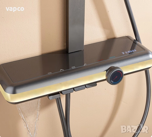 Модерен интелигентен душ с дисплей и LED подсветка D46, снимка 7 - Душове - 52142147