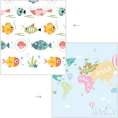 Детски двулицев килим, снимка 6 - Други - 40398180