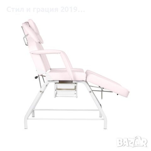 Фиксирана кушетка за миглопластика - бяла/черна/сива/бледо розова, снимка 4 - Кушетки - 43849374