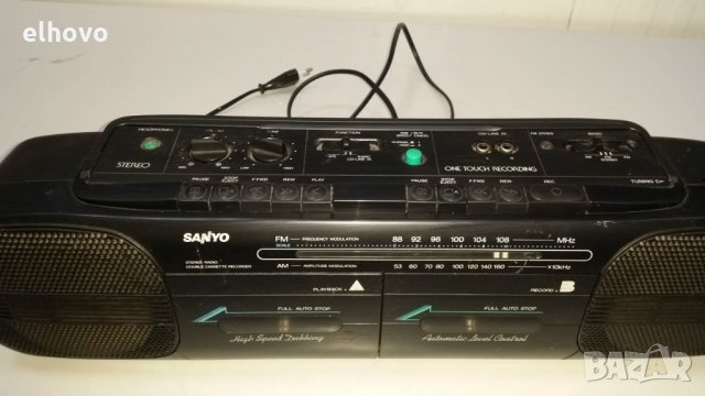 Радиокасетофон Sanyo, снимка 2 - Радиокасетофони, транзистори - 26422835