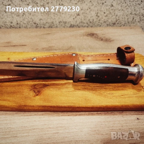 Ловен нож ръчна изработка от Едно време!, снимка 14 - Ножове - 50911030