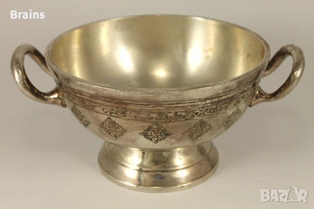 Стара Немска Дебело Посребрена Купа VELLEROY & BOCH 17-18