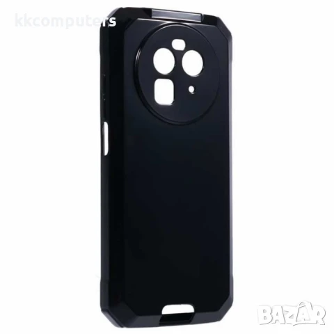 Гъвкав TPU Калъф + Скрийн Протектор за Blackview BV8100 – Прозрачен / Черен, снимка 4 - Калъфи, кейсове - 50857740