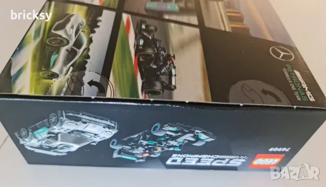 Нов LEGO 76909 Speed Champions Mercedes-AMG F1 W12 E Performance и Mercedes-AMG Project One, снимка 3 - Конструктори - 48352448