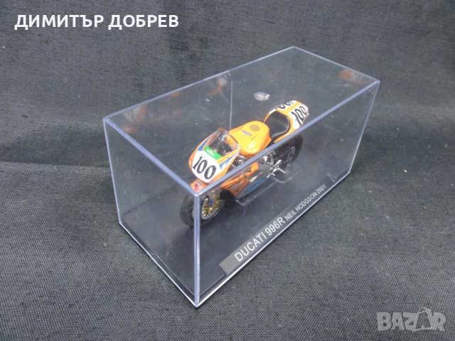 1/24 МАЩАБЕН МОДЕЛ МОТОЦИКЛЕТ МОТОР DICATI 996R, снимка 8 - Колекции - 51934130