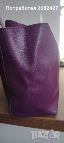 Дамска кожена чанта Furla Musa 790124 Лилава, снимка 6 - Чанти - 43685420